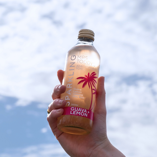 Sparkling Guava & Lemon Adaptogenic Tonic