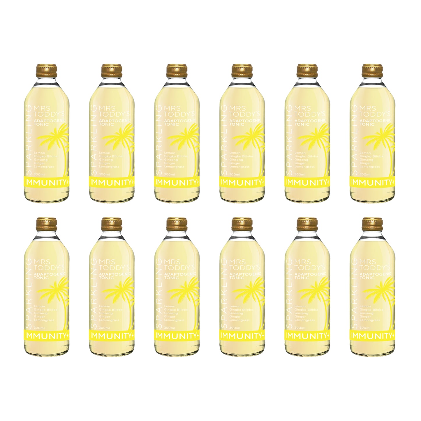 Mrs Toddy's Immunity Sparkling 300ml x6 / x12