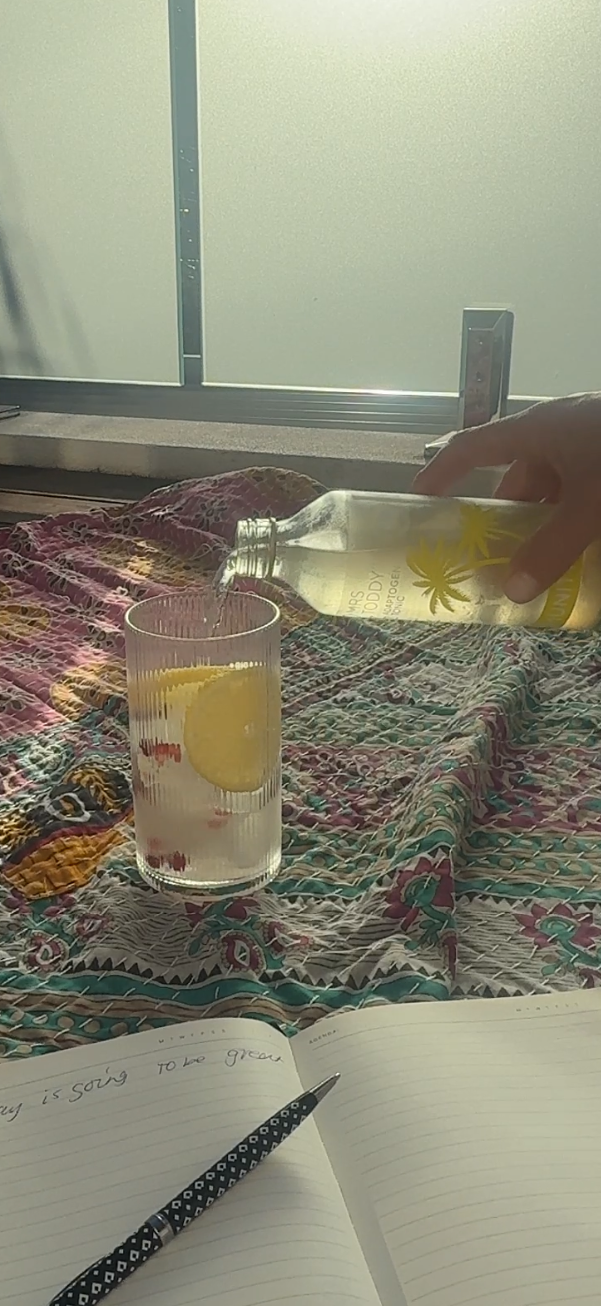 Mrs. Toddy’s Pomegranate & Lemon Sparkling Non Alcoholic Mocktail